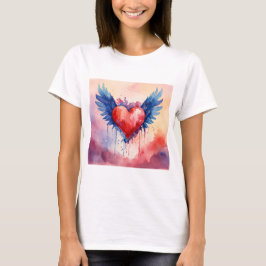 Pegatina del corazón rosado Diseñar camiseta para 