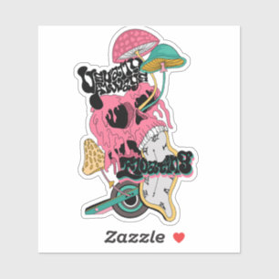 Pegatina del cráneo de fusión