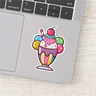 Pegatina del Crema de Hielo personalizado