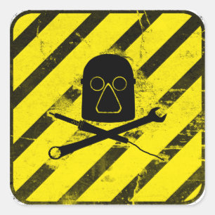 Pegatina del cuadrado del logotipo de Milwaukee