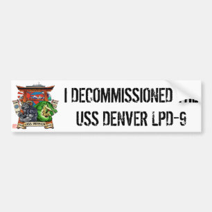 Pegatina del desarme de USS Denver LPD-9