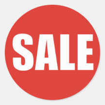 Pegatina del descuento de la VENTA