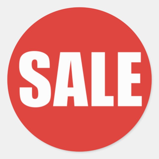 Pegatina del descuento de la VENTA (Anverso)