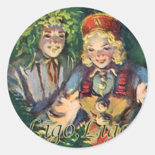 Pegatina del Día de San Juan (solsticio de verano)