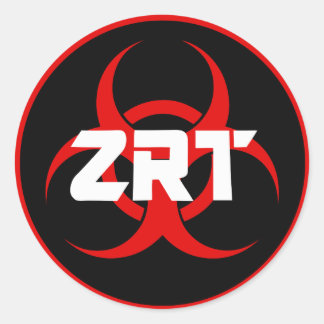 Pegatina del equipo de respuesta zombie