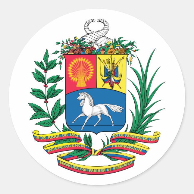 Pegatina del Escudo de Armas (Anverso)