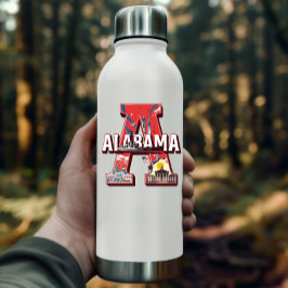 Pegatina del estado de Alabama | Diseño de puntos 
