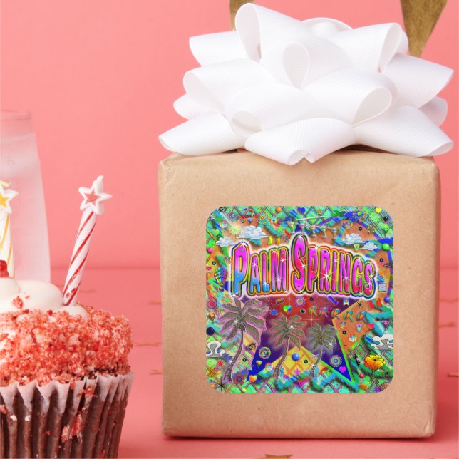 Pegatina del factor de riesgo de las manantiales d (Fiesta)