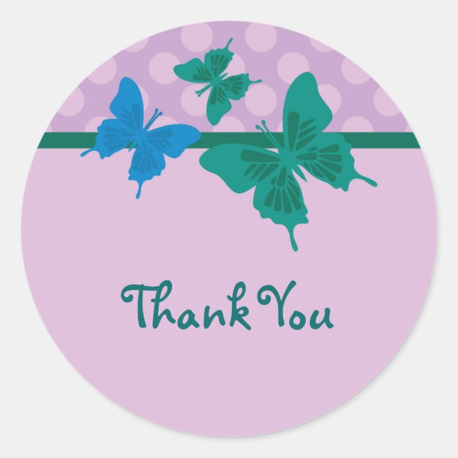 Pegatina del Favor de la Mariposa (Anverso)