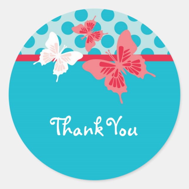 Pegatina del Favor de la Mariposa (Anverso)