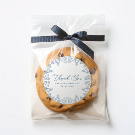 Pegatina del Favor de la Novia Floral de la Chinoi