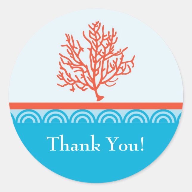 Pegatina del Favor del Coral Rojo (Anverso)