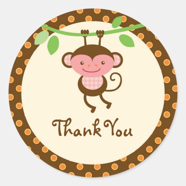 Pegatina del Favor del Safari de la Selva (Anverso)