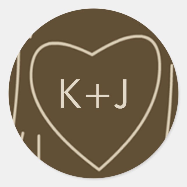 Pegatina del favorito del árbol de roble (Anverso)