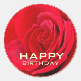 Pegatina del feliz cumpleaños