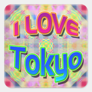 Pegatina del Festival de Tokio 3 "I LOVE Tokyo"