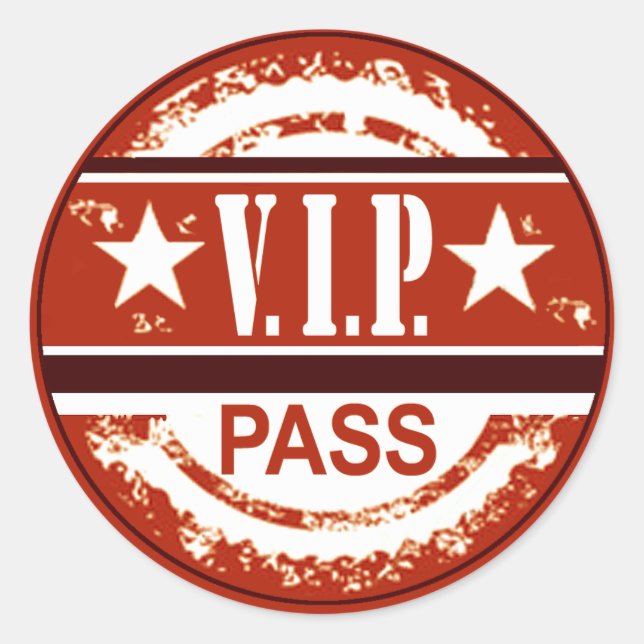 PEGATINA del Fiesta VIP Pass (russet) (Anverso)