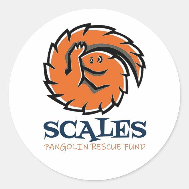 Pegatina del Fondo de Rescate Pangolin (Anverso)