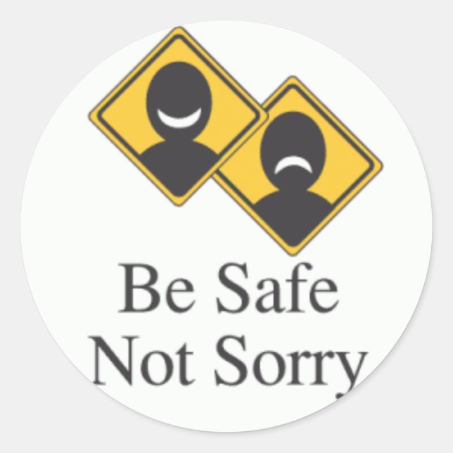 Pegatina del Gorra duro - Seguridad (Anverso)