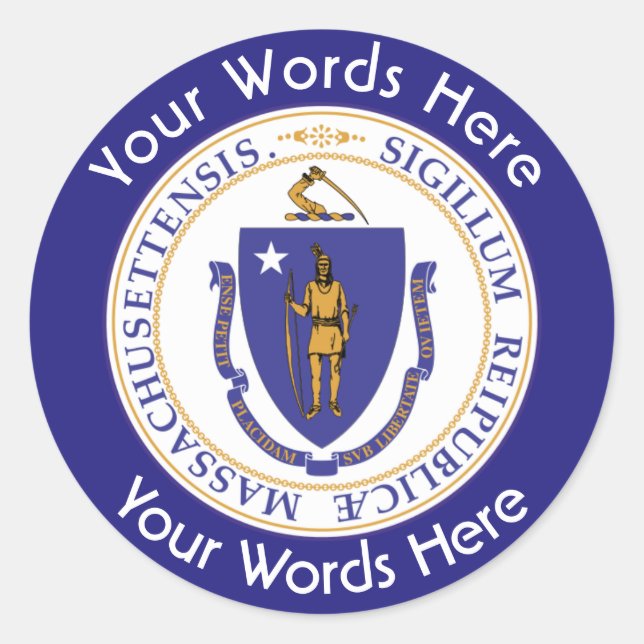 Pegatina del Gran Personalizado de Sello de Massac (Anverso)