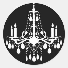 Pegatina del Gran Salón de Baile (negro)