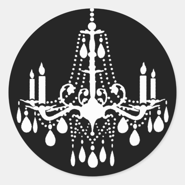 Pegatina del Gran Salón de Baile (negro) (Anverso)