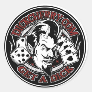 Pegatina del hombre malo