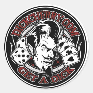 Pegatina del hombre malo