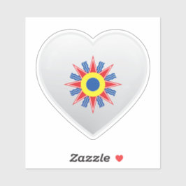 Pegatina del icono del amor de Caldea
