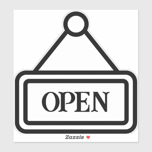 Pegatina del indicador abierto/cerrado visible (Hoja)