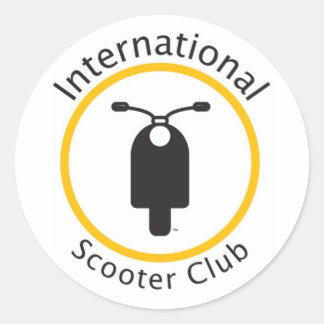 Pegatina del International Scooter Club
