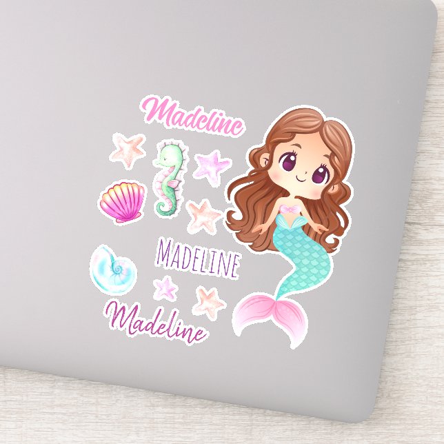 Pegatina del juego de nombres de sirvienta de Fun  (Detalle)