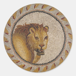 Pegatina del Leon Mosaic