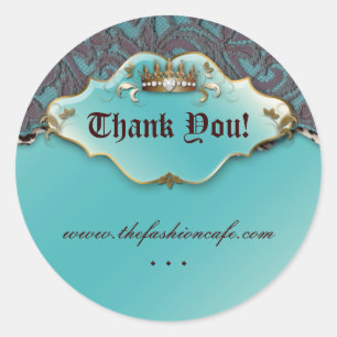 Pegatina del leopardo de la moda Jewelry Crown Ver