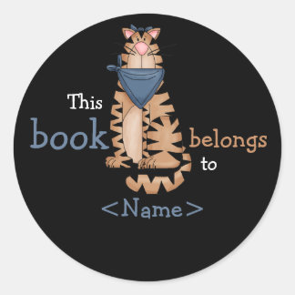 Pegatina del libro de gatos Kitty