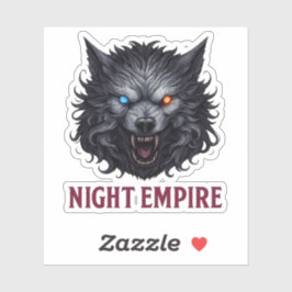 Pegatina del Lobo del Imperio Nocturno - Decal del