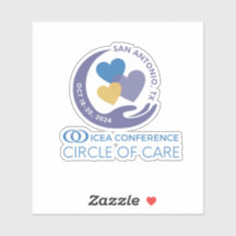 pegatina del logo de la conferencia de personaliza