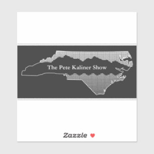 Pegatina del logo del estado Pete Kaliner Show - n