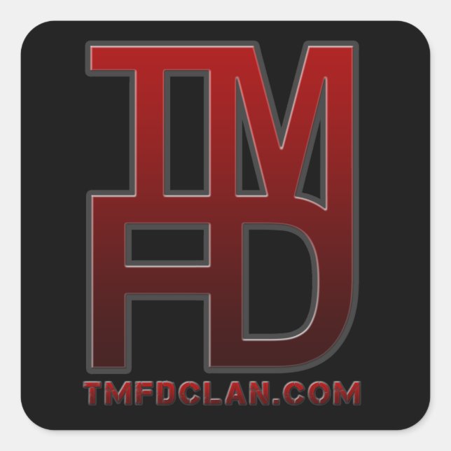 Pegatina del logotipo antiguo de TMFD (Anverso)
