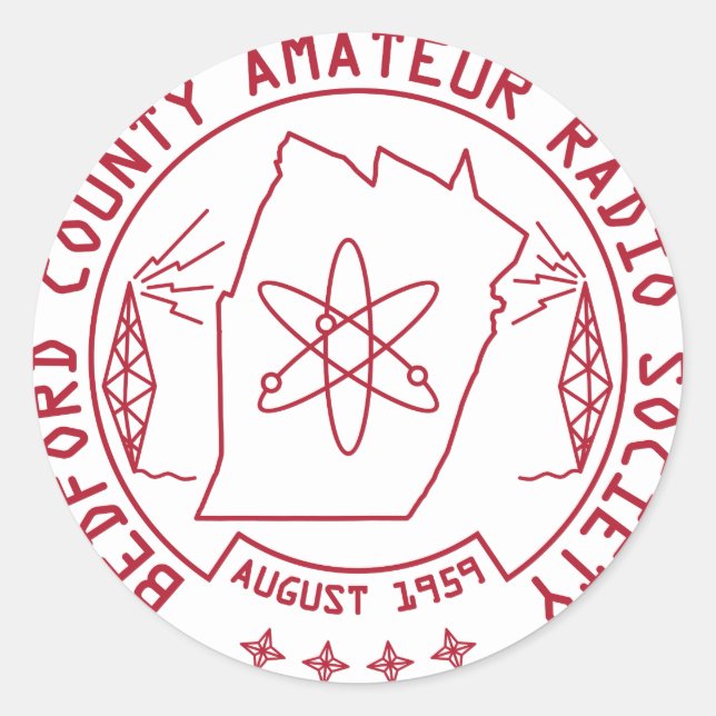 Pegatina del logotipo de BCARS 2012 (Anverso)