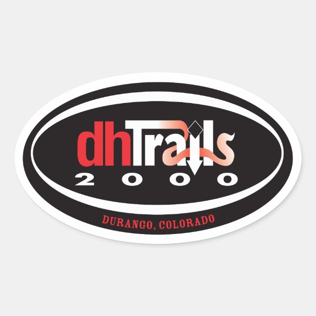 PEGATINA del logotipo de DHT2K (Anverso)