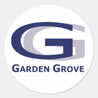 Pegatina del logotipo de Garden Grove
