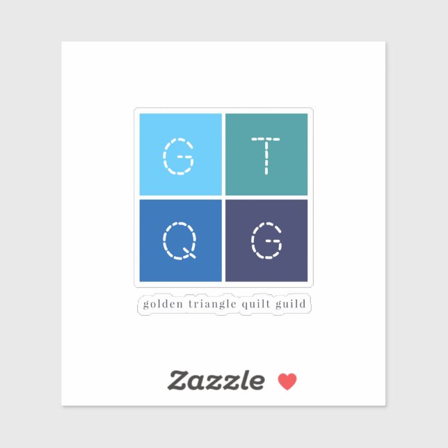 Pegatina del logotipo de GTQG (Hoja)