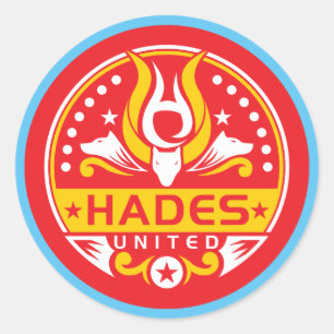 Pegatina del logotipo de Hades United