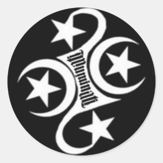 pegatina del logotipo de illuminati