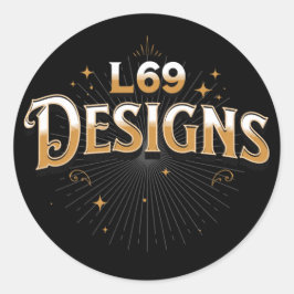 Pegatina del logotipo de L69 DESIGNS