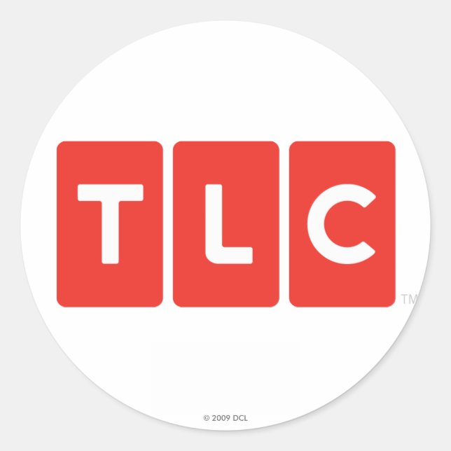 Pegatina del logotipo de la red TLC (Anverso)