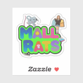Pegatina del logotipo de Mall Ratz