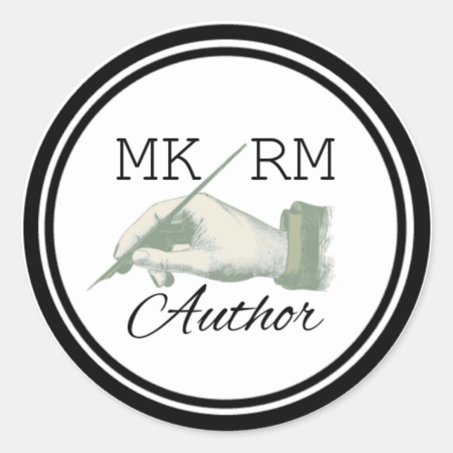 Pegatina del logotipo de MKRMAuthor (Anverso)