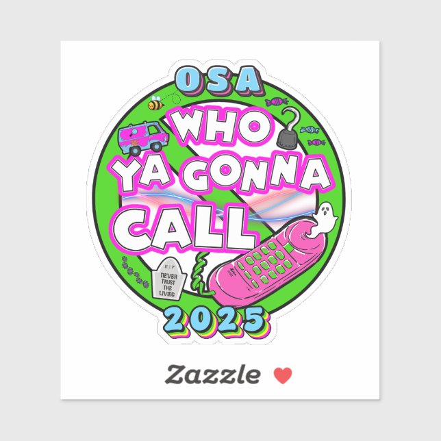 PEGATINA del logotipo de OSA 2025 (Hoja)